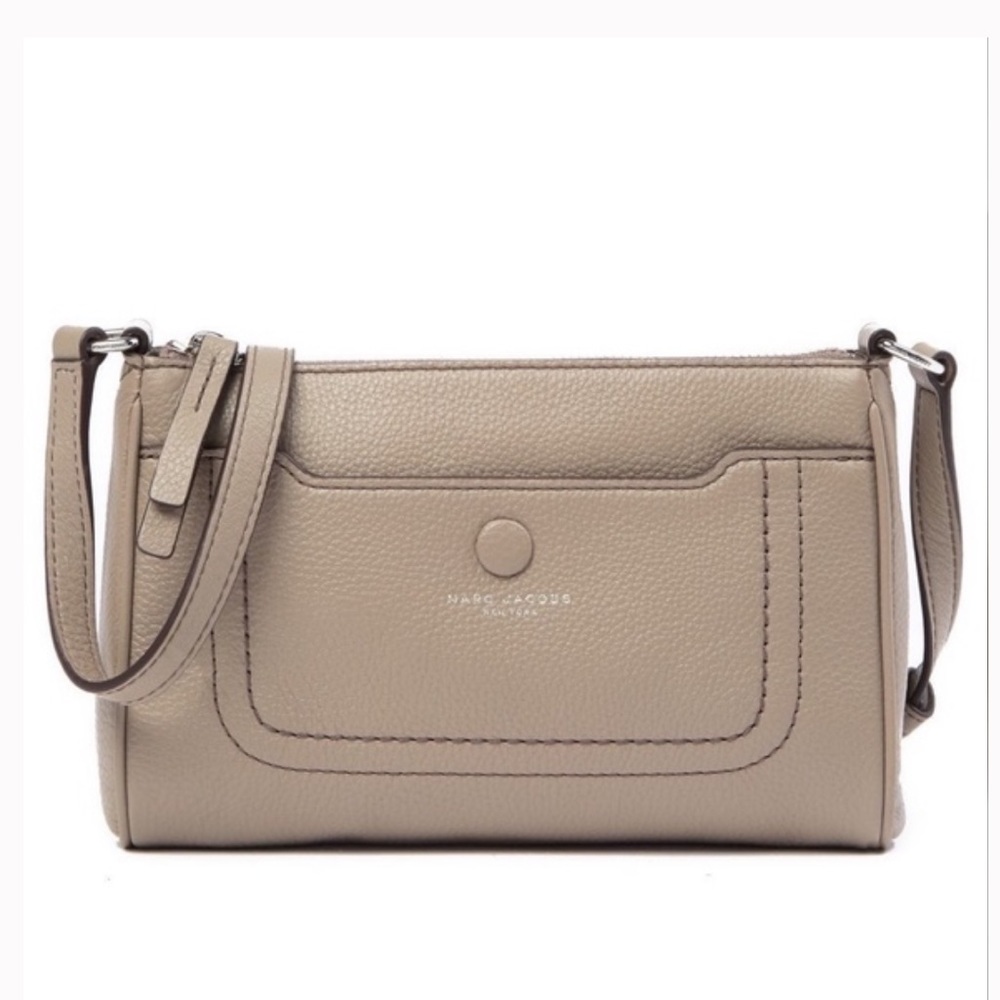NWT Marc Jacobs Empire City Crossbody Handbag in Sandstone Leather